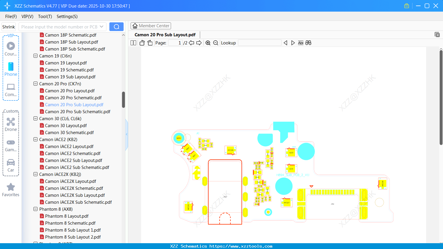 Tecno Camon 20 Pro Sub Layout